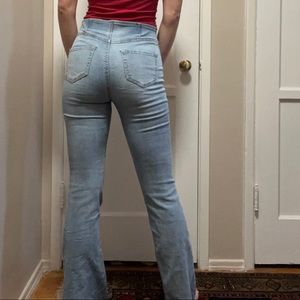 High rise flare jeans!!